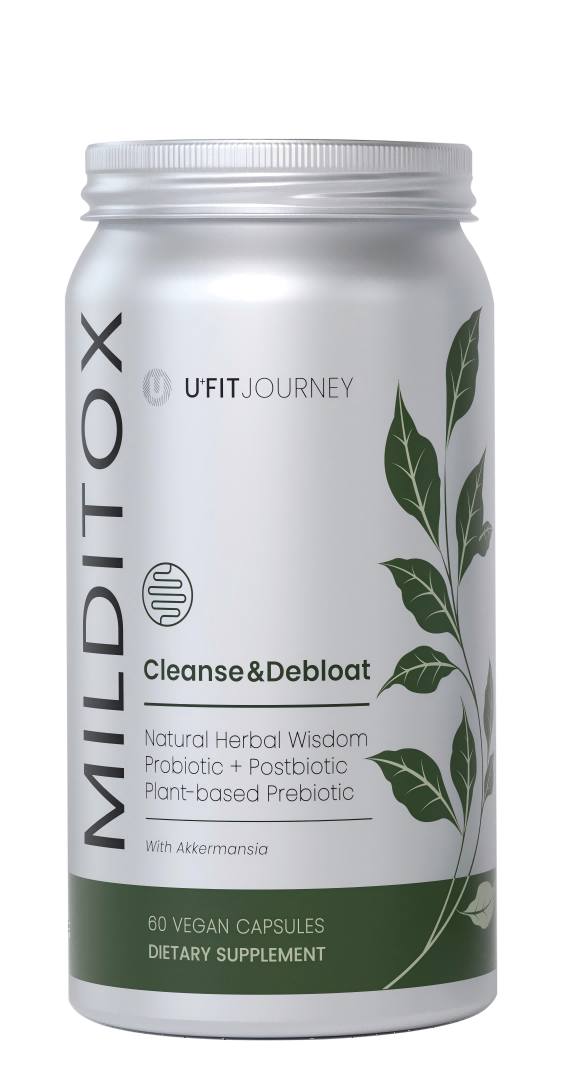 U+MILDITOX クレンズ＆デブロート 60 ビーガンカプセル