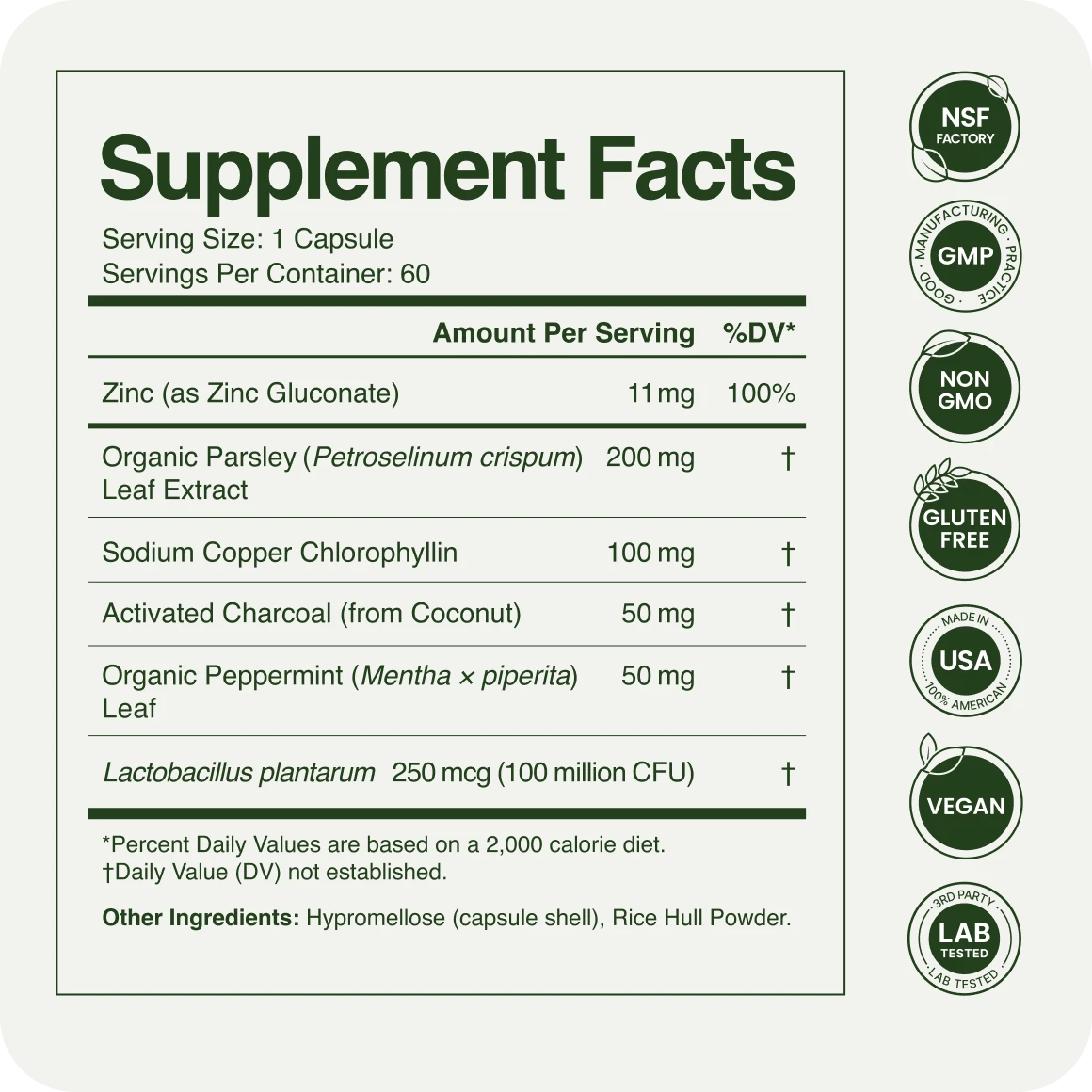 U+MILDITOX クレンズ＆デブロート 60 ビーガンカプセル