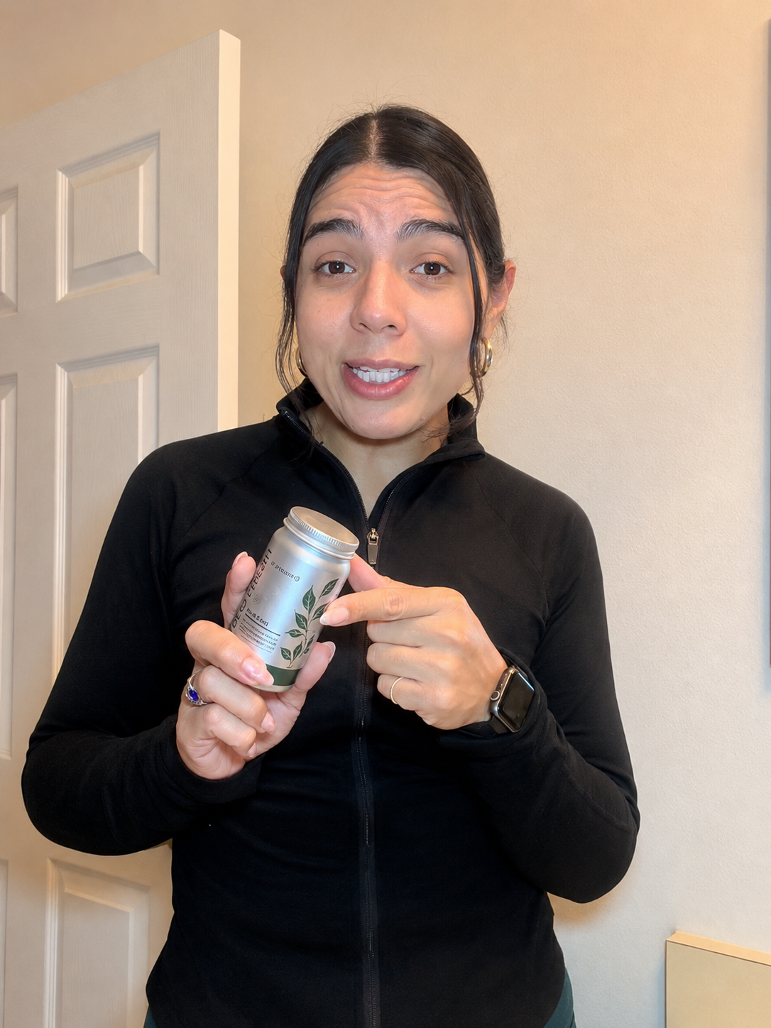 Creator holding Deo Fresh