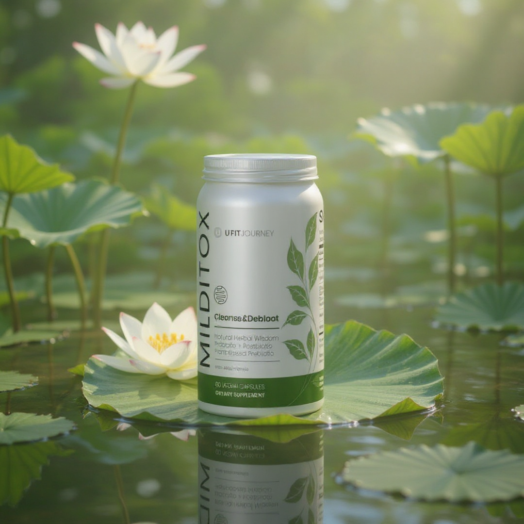 U+MILDITOX クレンズ＆デブロート 60 ビーガンカプセル