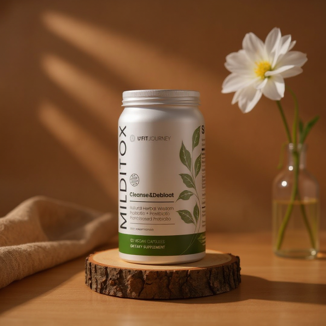 U+MILDITOX クレンズ＆デブロート 60 ビーガンカプセル