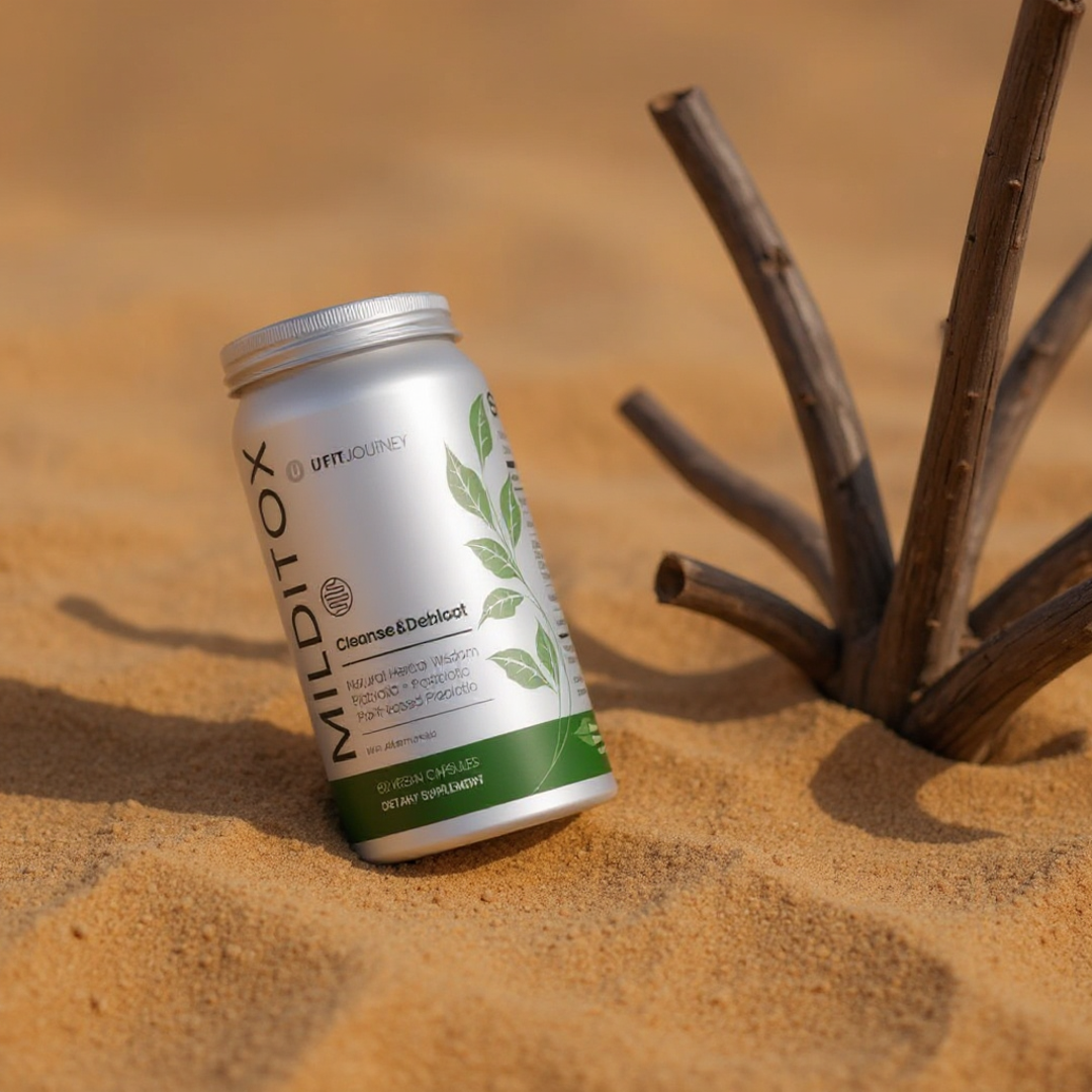 U+MILDITOX クレンズ＆デブロート 60 ビーガンカプセル